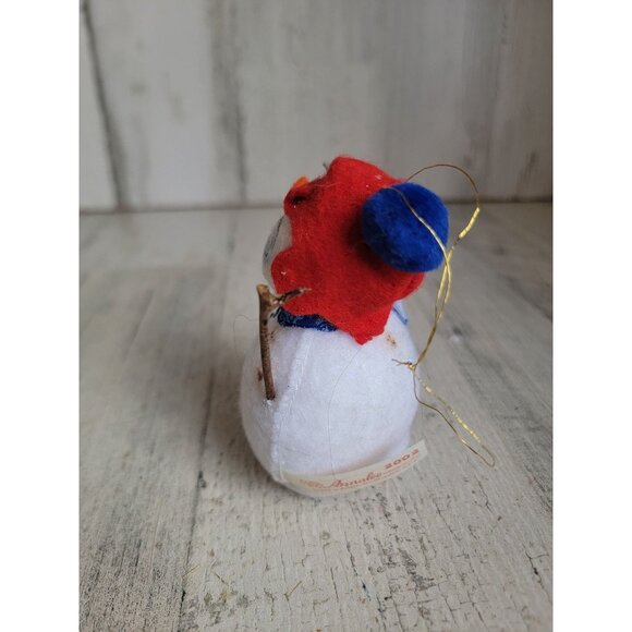 Annalee miniature snowman ornament Xmas decor vintage - Picture 3 of 6